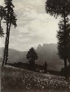 Lo Schleru dall'Altipiano di Soprabolzano