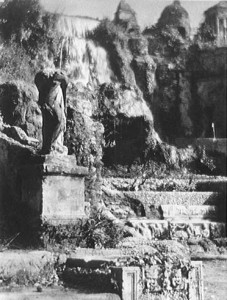 Villa d'Este. Tivoli. Giochi d'acqua. La Rometta