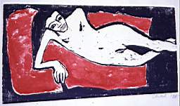 Franzi sdraiata