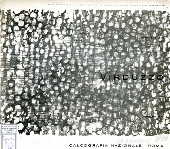 1965 Antonio Virduzzo. Opera grafica