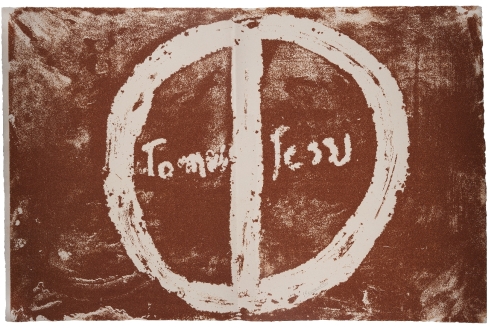 The Gospel According to Thomas (1), 2000, serigrafia (Riproduzione fotografica Antonio Idini)