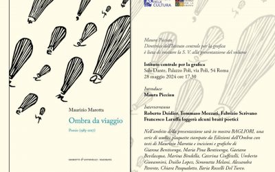 Presentazione volume ‘Ombra di viaggio. Poesie (1983-2017)’ di Giuseppe Marotta