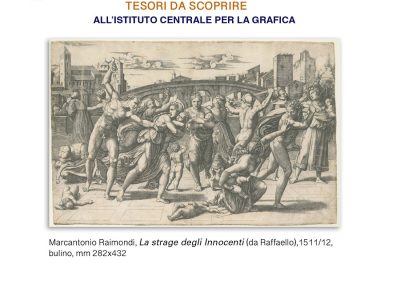“La strage degli innocenti (con felcetta)” di Marcantonio Raimondi.