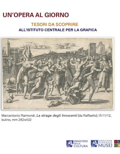 “La strage degli innocenti (con felcetta)” di Marcantonio Raimondi.