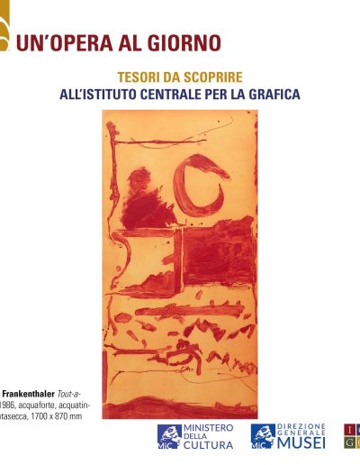 Helen Frankenthaler, Tout-a-coup, 1986, acquaforte, acquatinta, puntasecca, 1700x870mm