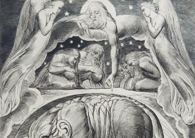 William Blake Behemot and Leviatan, 1825 Tavola 15 di Illustrations of the Book of Job, 1826 (Libro con 21 tavole più frontespizio pubblicato dall’autore con John Linnell) Bulino mm 208 x 161, inv. ICGB 1518/1