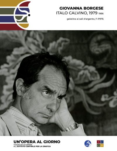 Giovanna Borgese Italo Calvino, 1979, 1986 gelatina ai sali d'argento Inv.: F-P976