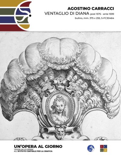 Agostino Carracci Ventaglio di Diana, post 1575 - ante 1599 bulino, mm. 375 x 255 Inv.: S-FC30464