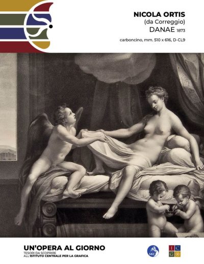Nicola Ortis (da Correggio) Danae, 1873 carboncino, mm. 510 x 616 Inv.: D-CL9
