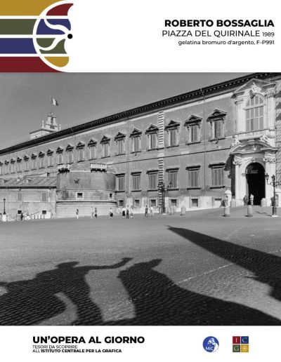Roberto Bossaglia Piazza del Quirinale, 1989 gelatina bromuro d'argento Inv.: F-P991